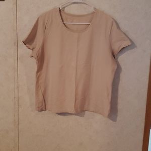 Tan short sleeve tee shirt